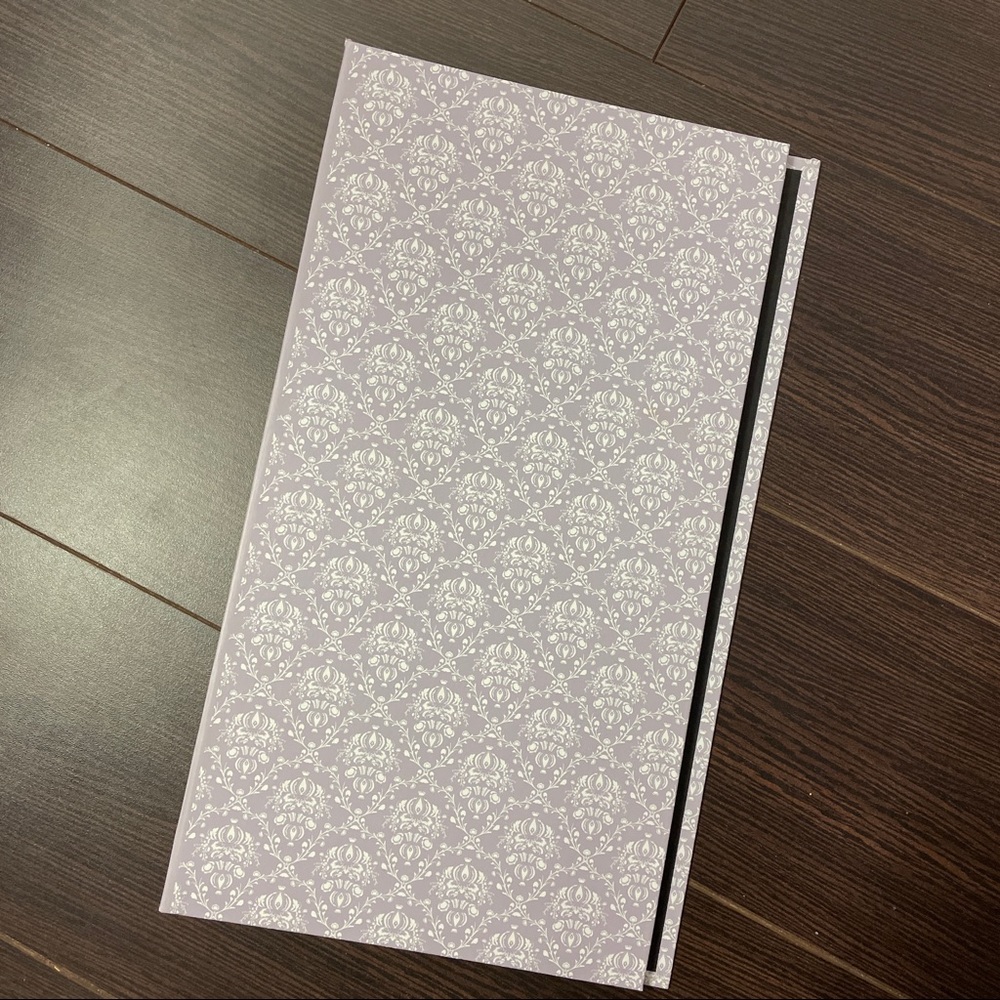 Intricate purple photo album